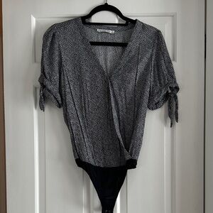 Abercrombie & Fitch Black and White Bodysuit